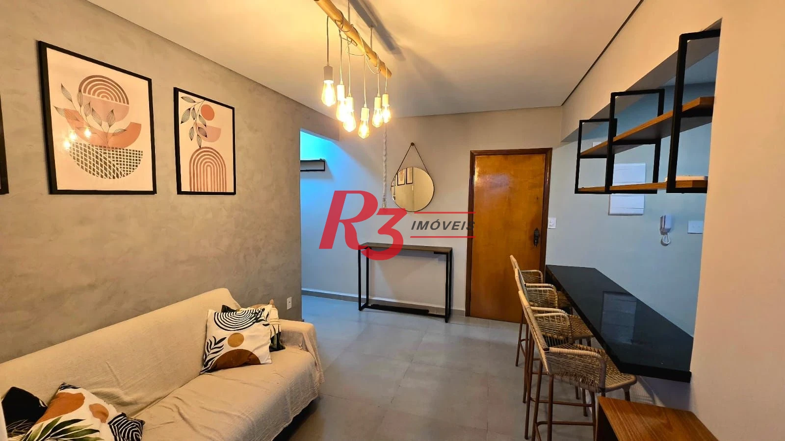 Apartamento com 1 dormitório à venda, 50 m² por R$ 500.000,00 - Vila Guilhermina - Praia Grande/SP
