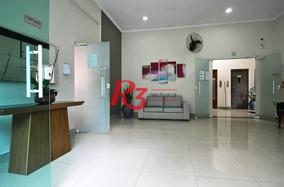 Kitnet, 28 m² - venda por R$ 300.000,00 ou aluguel por R$ 3.000,00/mês - Boqueirão - Santos/SP