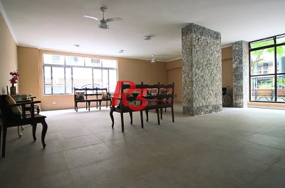 Studio para alugar, 38 m² por R$ 3.000,00/mês - Boqueirão - Santos/SP