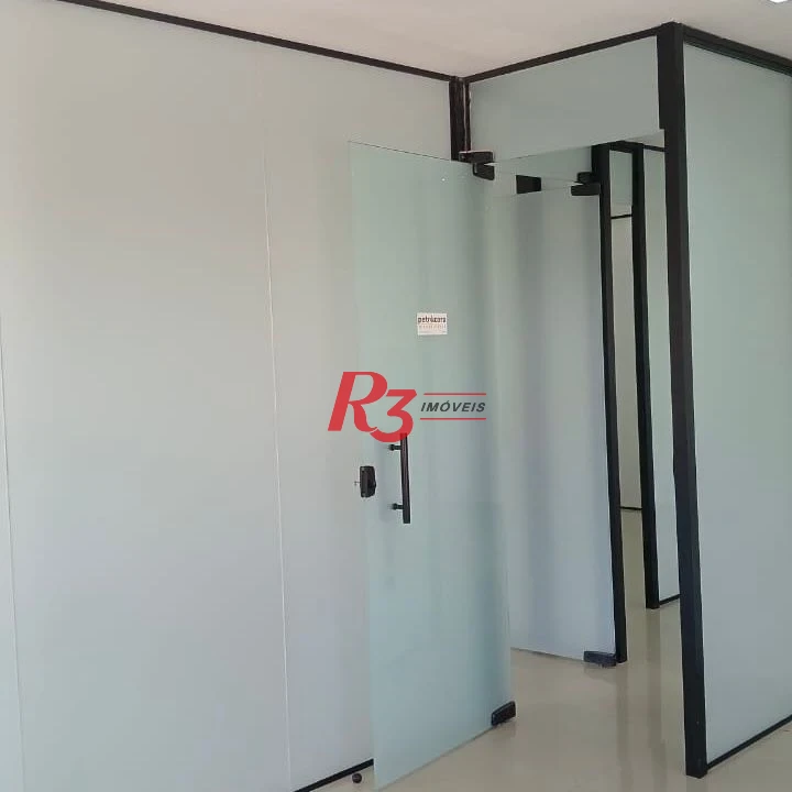 Sala para alugar, 76 m² por R$ 3.200,02/mês - Embaré - Santos/SP