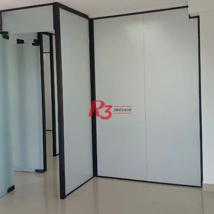 Sala para alugar, 76 m² por R$ 3.200,02/mês - Embaré - Santos/SP