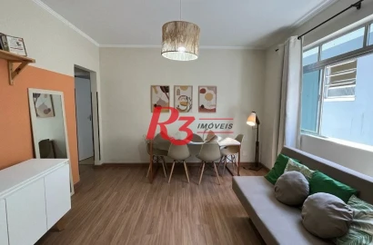 Apartamento com 2 dormitórios à venda, 75 m² por R$ 450.000,00 - Encruzilhada - Santos/SP