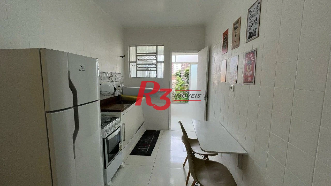 Apartamento com 2 dormitórios à venda, 75 m² por R$ 450.000,00 - Encruzilhada - Santos/SP