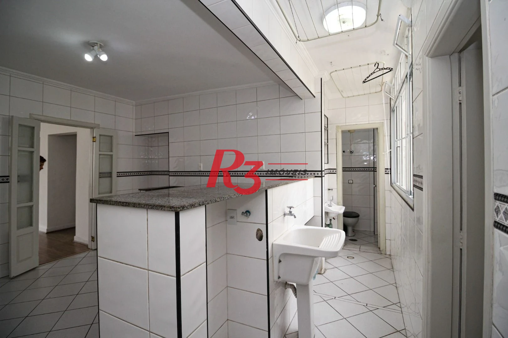 Apartamento com 3 dormitórios para alugar, 168 m² por R$ 6.300,00/mês - Boqueirão - Santos/SP