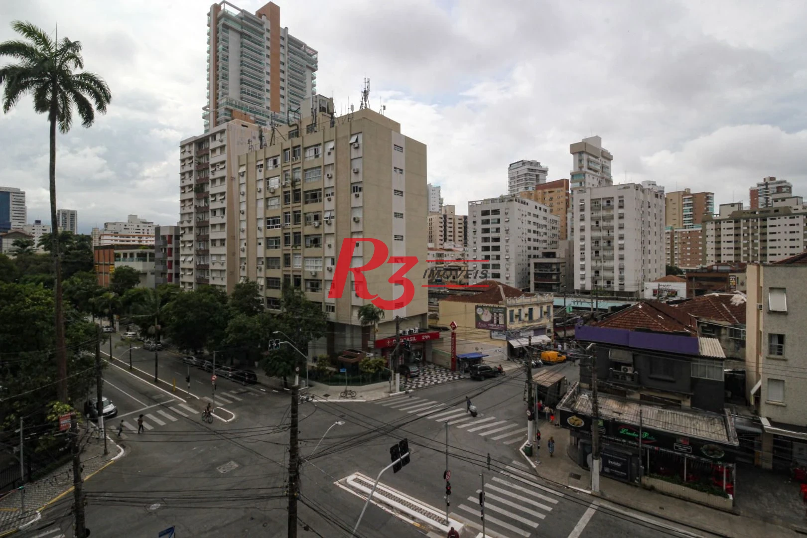 Apartamento com 3 dormitórios para alugar, 168 m² por R$ 6.300,00/mês - Boqueirão - Santos/SP