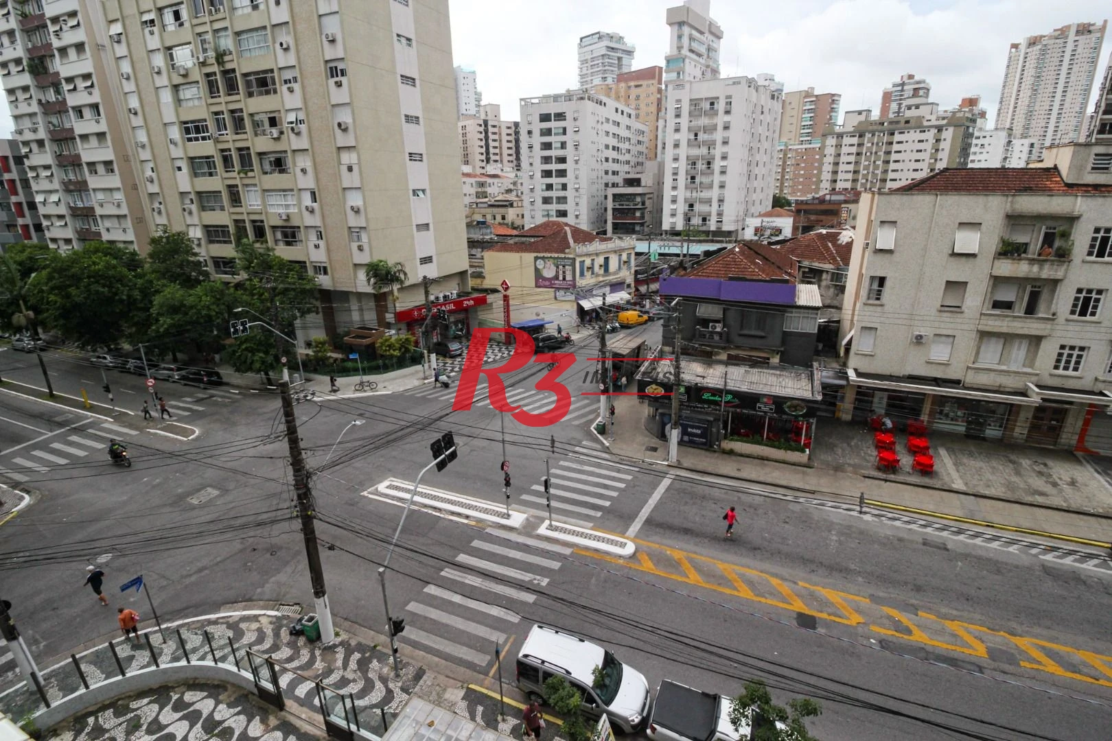 Apartamento com 3 dormitórios para alugar, 168 m² por R$ 6.300,00/mês - Boqueirão - Santos/SP