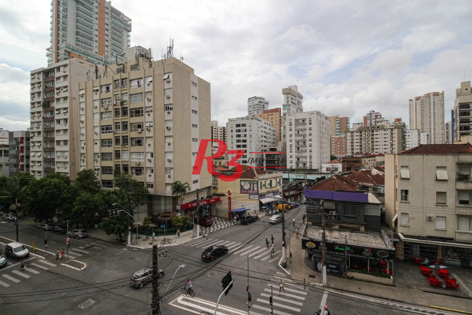 Apartamento com 3 dormitórios para alugar, 168 m² por R$ 6.300,00/mês - Boqueirão - Santos/SP