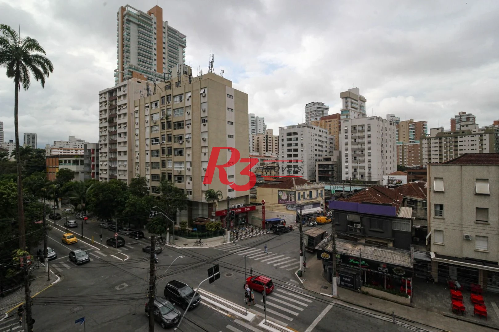 Apartamento com 3 dormitórios para alugar, 168 m² por R$ 6.300,00/mês - Boqueirão - Santos/SP