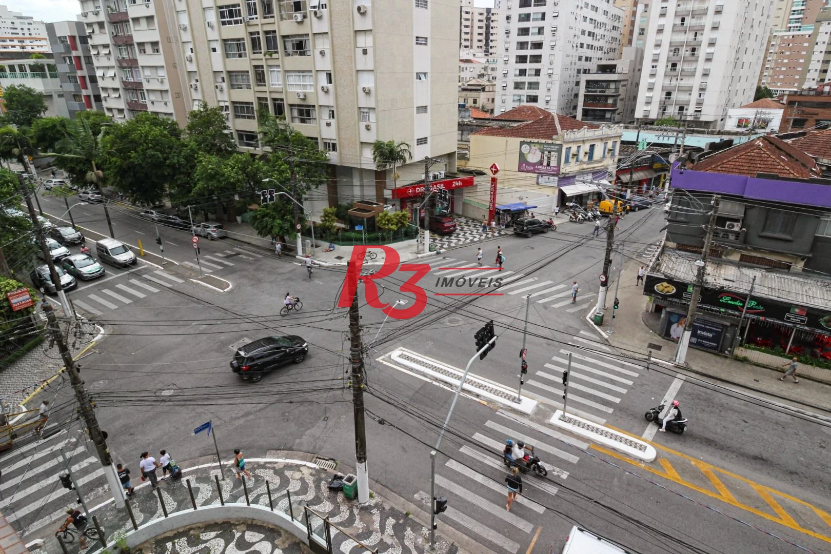 Apartamento com 3 dormitórios para alugar, 168 m² por R$ 6.300,00/mês - Boqueirão - Santos/SP