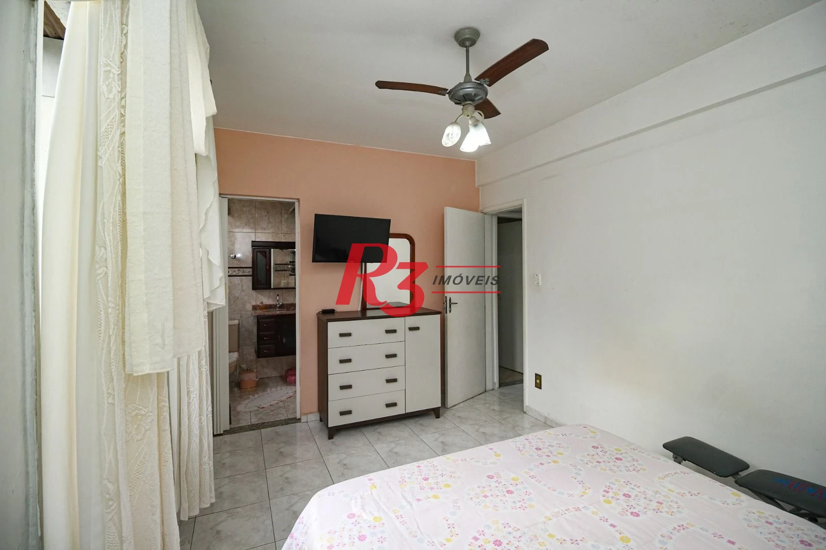 Apartamento para alugar, 77 m² por R$ 4.400,00/mês - Boqueirão - Santos/SP