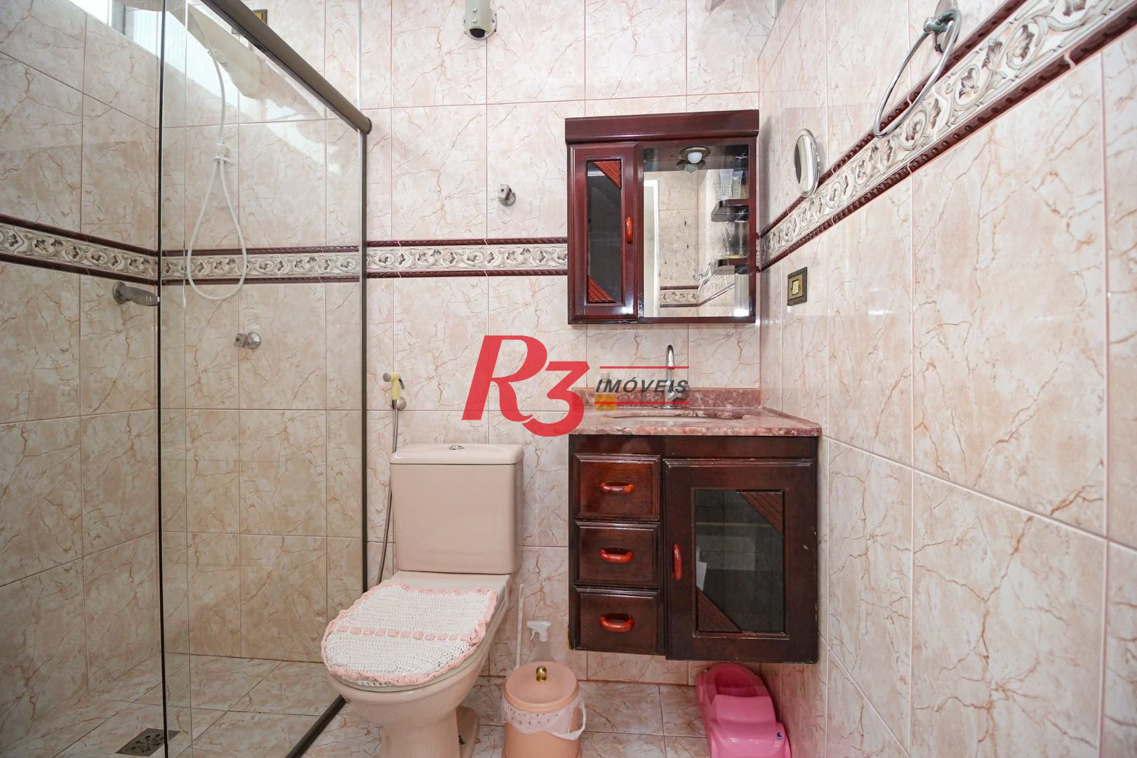 Apartamento para alugar, 77 m² por R$ 4.400,00/mês - Boqueirão - Santos/SP