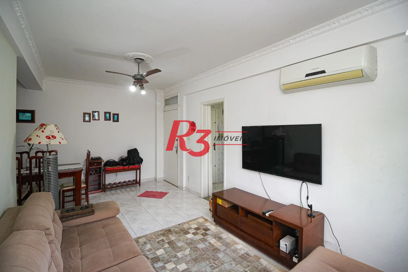 Apartamento para alugar, 77 m² por R$ 4.400,00/mês - Boqueirão - Santos/SP