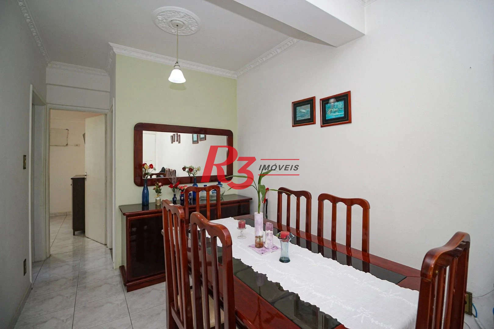 Apartamento para alugar, 77 m² por R$ 4.400,00/mês - Boqueirão - Santos/SP