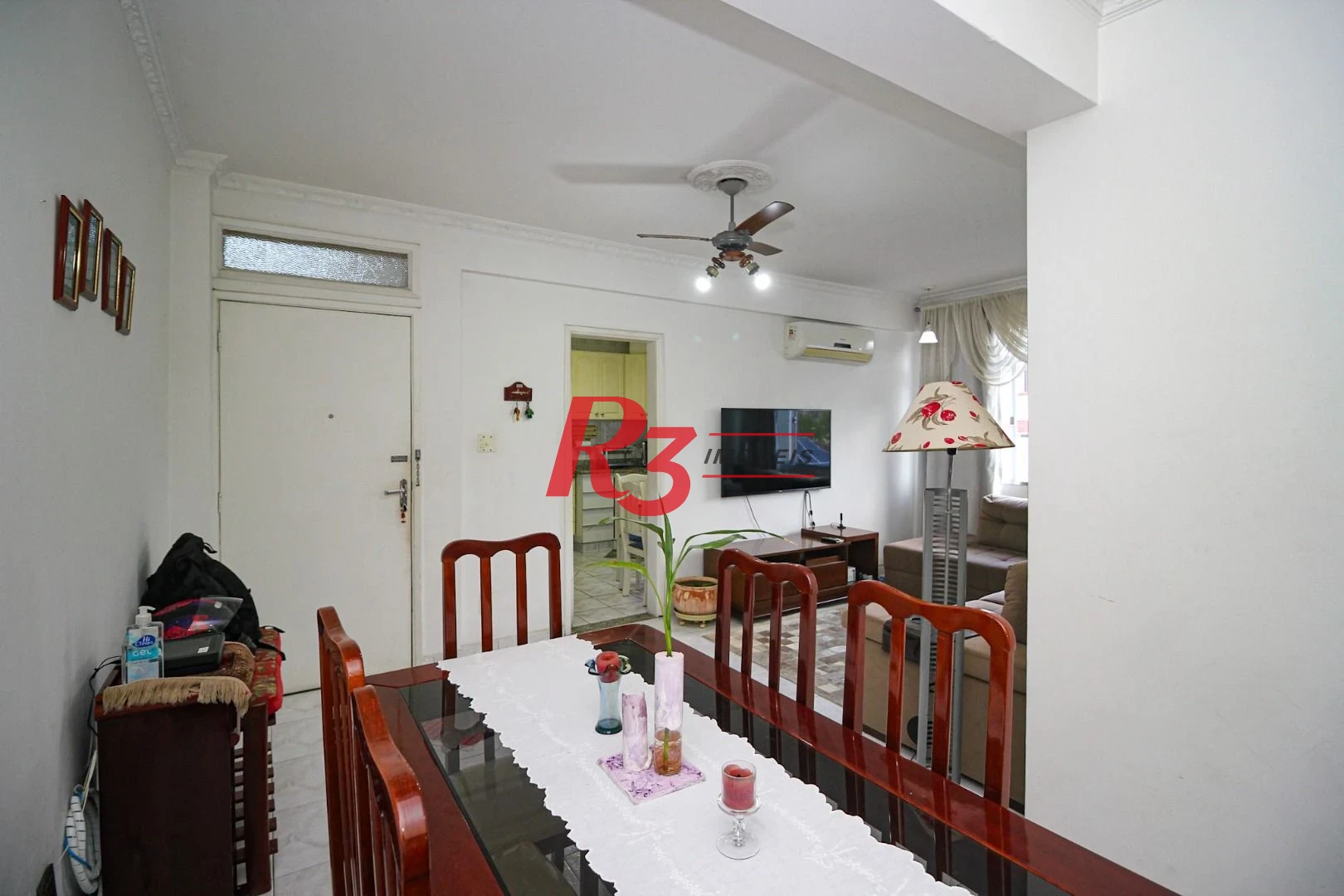 Apartamento para alugar, 77 m² por R$ 4.400,00/mês - Boqueirão - Santos/SP