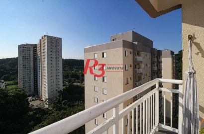 Apartamento com 2 dormitórios à venda, 54 m² por R$ 342.000,00 - Morro Nova Cintra - Santos/SP