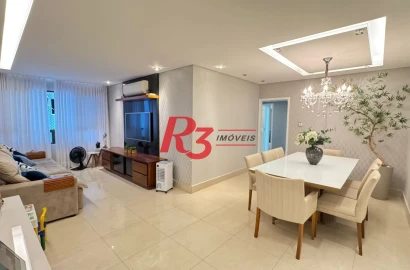 Apartamento à venda, 145 m² por R$ 1.350.000,00 - Pompéia - Santos/SP