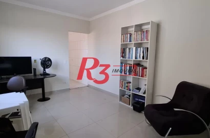 Casa  Sobreposta Alta com 3 dormitórios à venda, 95 m² por R$ 900.000 - Estuário - Santos/SP