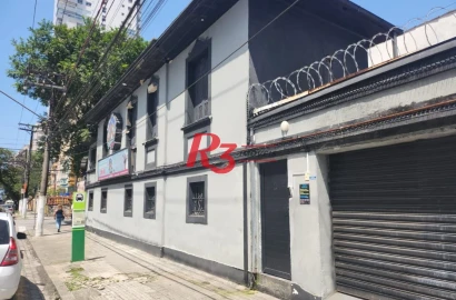 Imóvel Comercial para venda e locação na Pompéia em Santos.