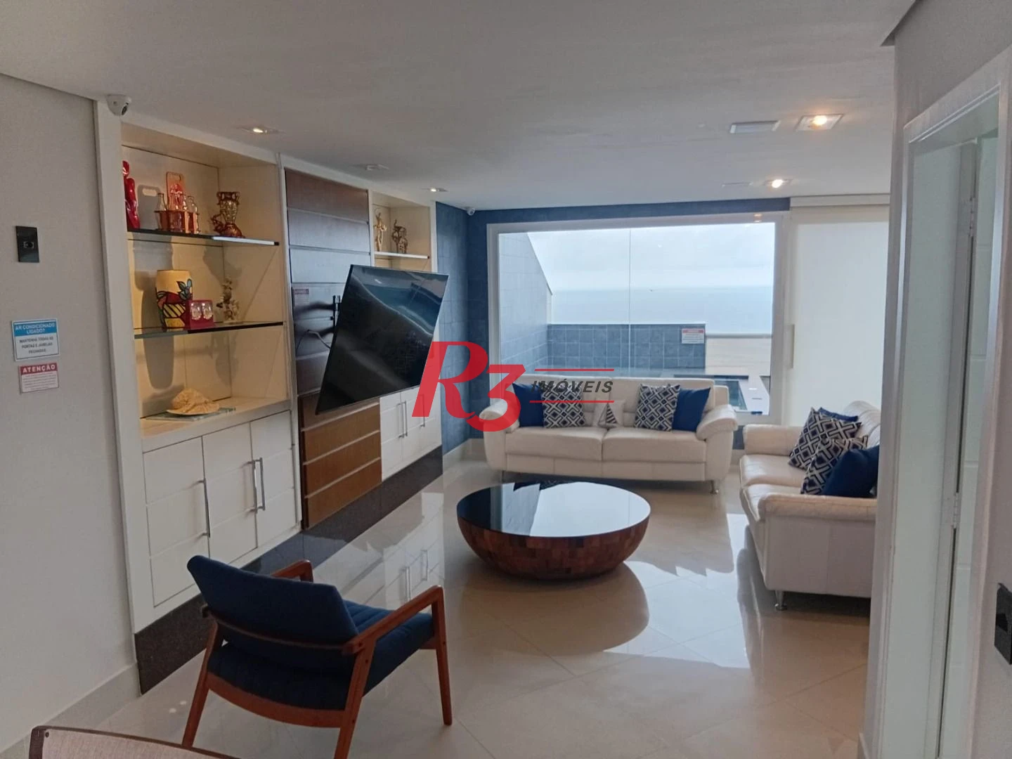 Cobertura com 4 dormitórios à venda, 255 m² por R$ 3.180.000,00 - Balneário Mar Casado - Guarujá/SP