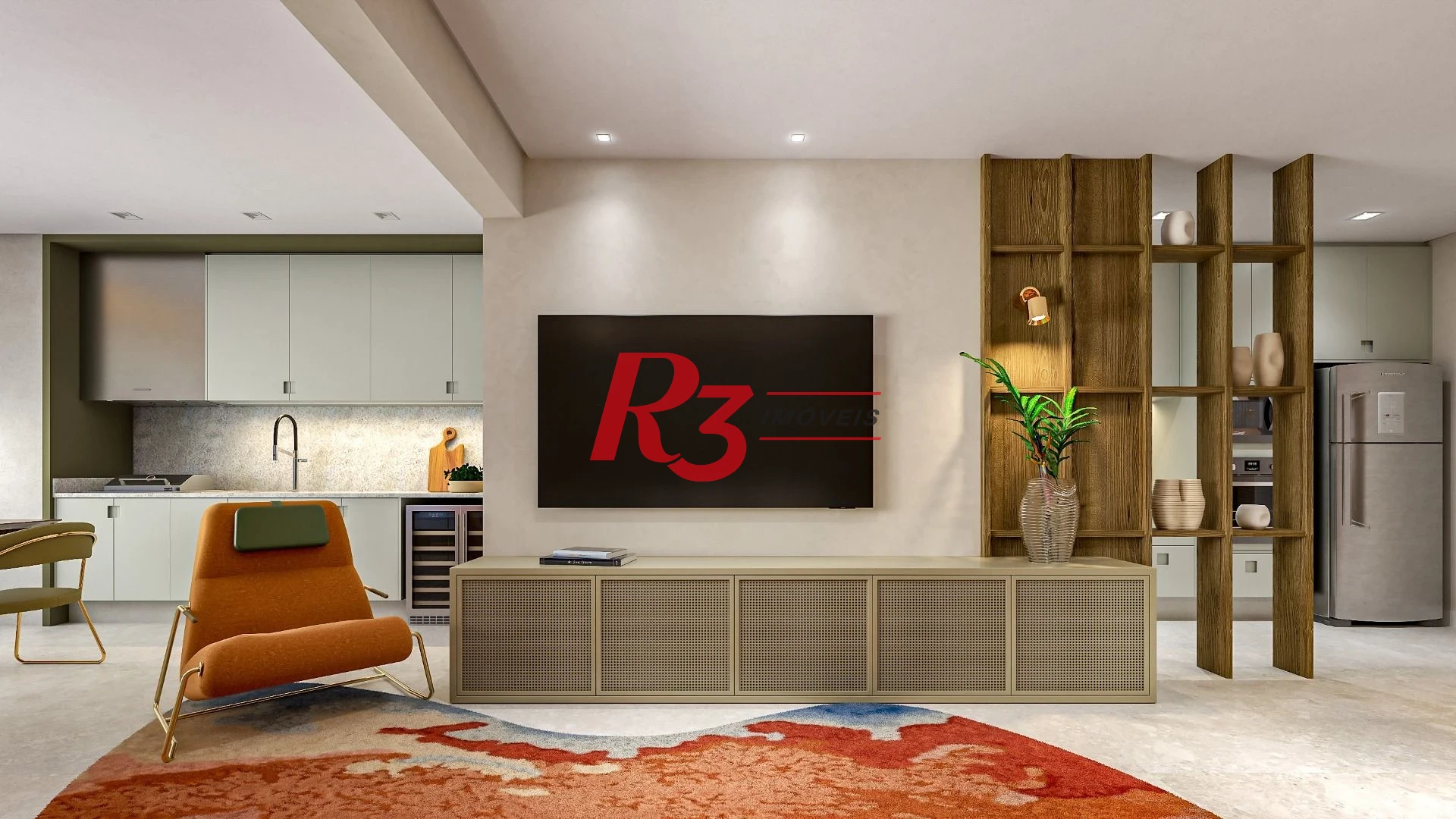 Apartamento à venda, 106 m² por R$ 1.431.659,41 - Boqueirão - Santos/SP