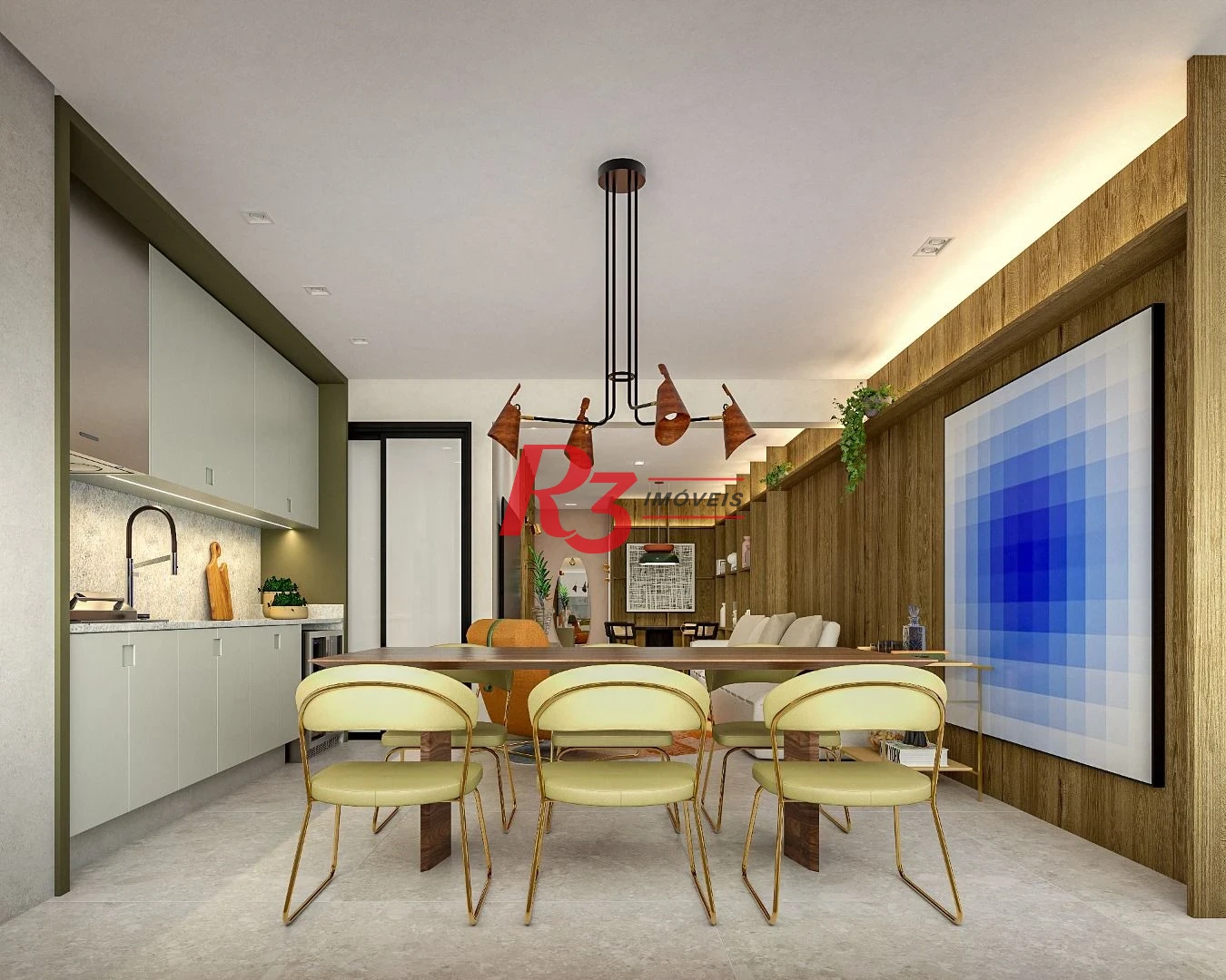 Apartamento à venda, 106 m² por R$ 1.431.659,41 - Boqueirão - Santos/SP