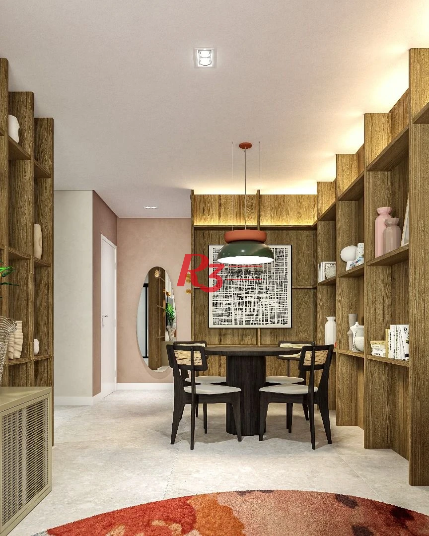 Apartamento à venda, 106 m² por R$ 1.431.659,41 - Boqueirão - Santos/SP