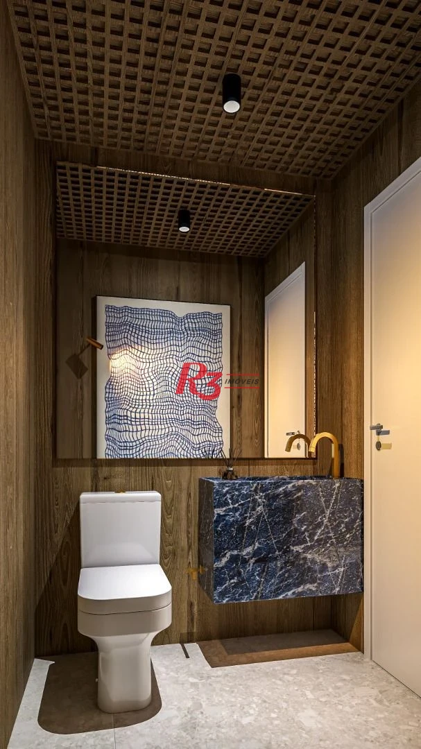 Apartamento à venda, 106 m² por R$ 1.431.659,41 - Boqueirão - Santos/SP