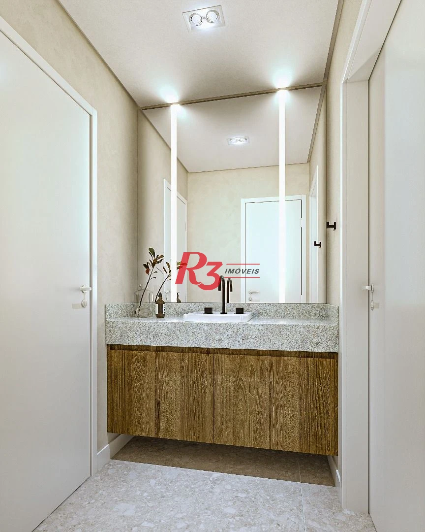 Apartamento à venda, 106 m² por R$ 1.431.659,41 - Boqueirão - Santos/SP
