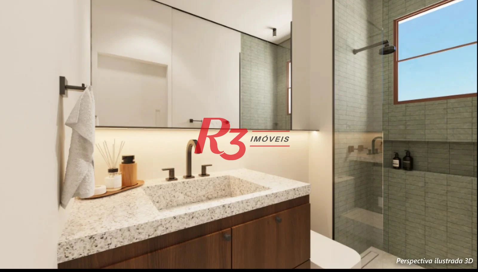 Apartamento à venda, 72 m² por R$ 1.456.383,11 - Boqueirão - Santos/SP