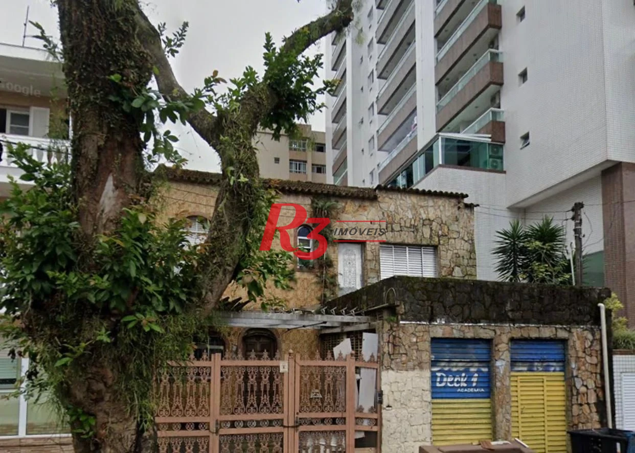 Terreno à venda, 500 m² por R$ 2.200.000,00 - Campo Grande - Santos/SP