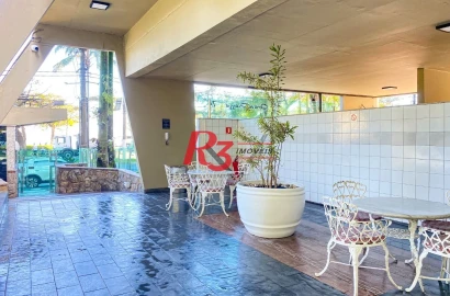 Apartamento com 2 dormitórios à venda, 110 m² por R$ 1.049.000,00 - Aparecida - Santos/SP