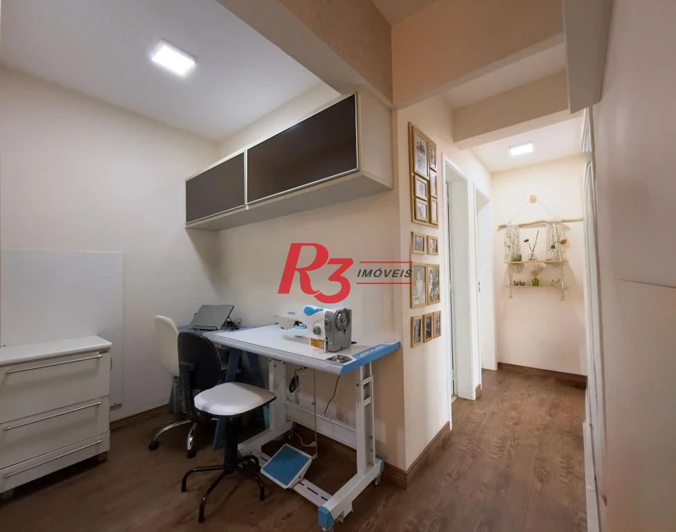 Apartamento com 3 dormitórios à venda, 111 m² por R$ 1.200.000,00 - Ponta da Praia - Santos/SP