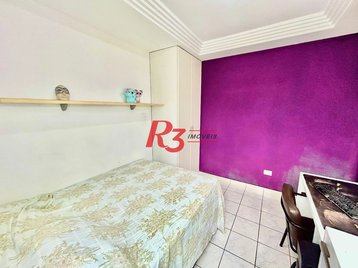 Cobertura com 3 dormitórios à venda, 137 m² por R$ 1.100.000,00 - Campo Grande - Santos/SP