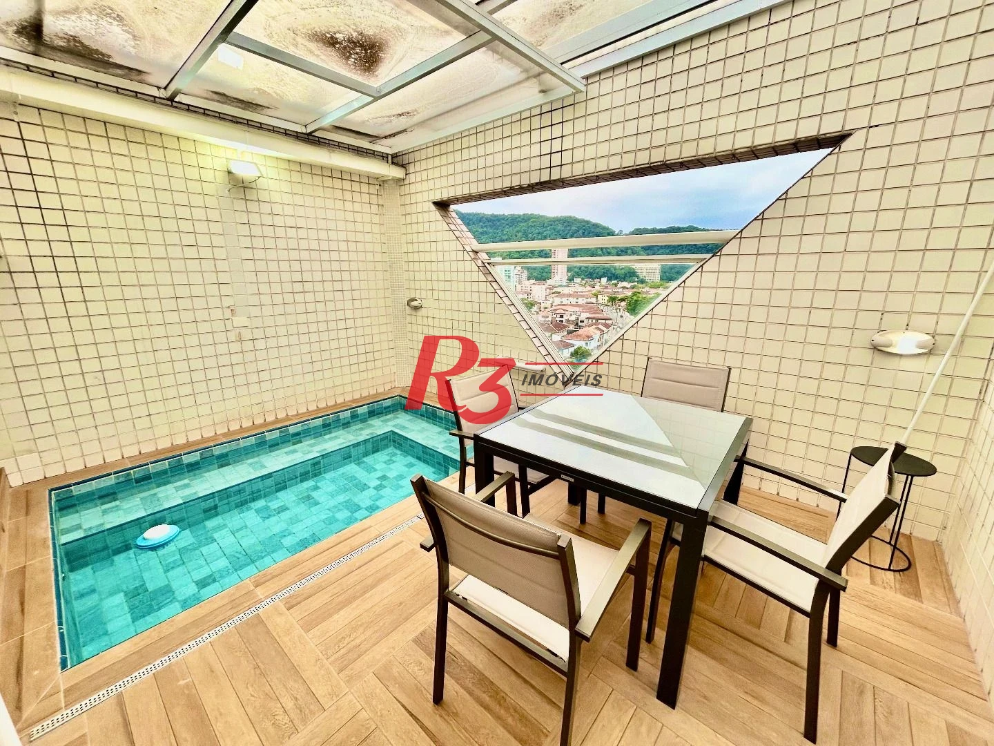 Cobertura com 3 dormitórios à venda, 137 m² por R$ 1.100.000,00 - Campo Grande - Santos/SP