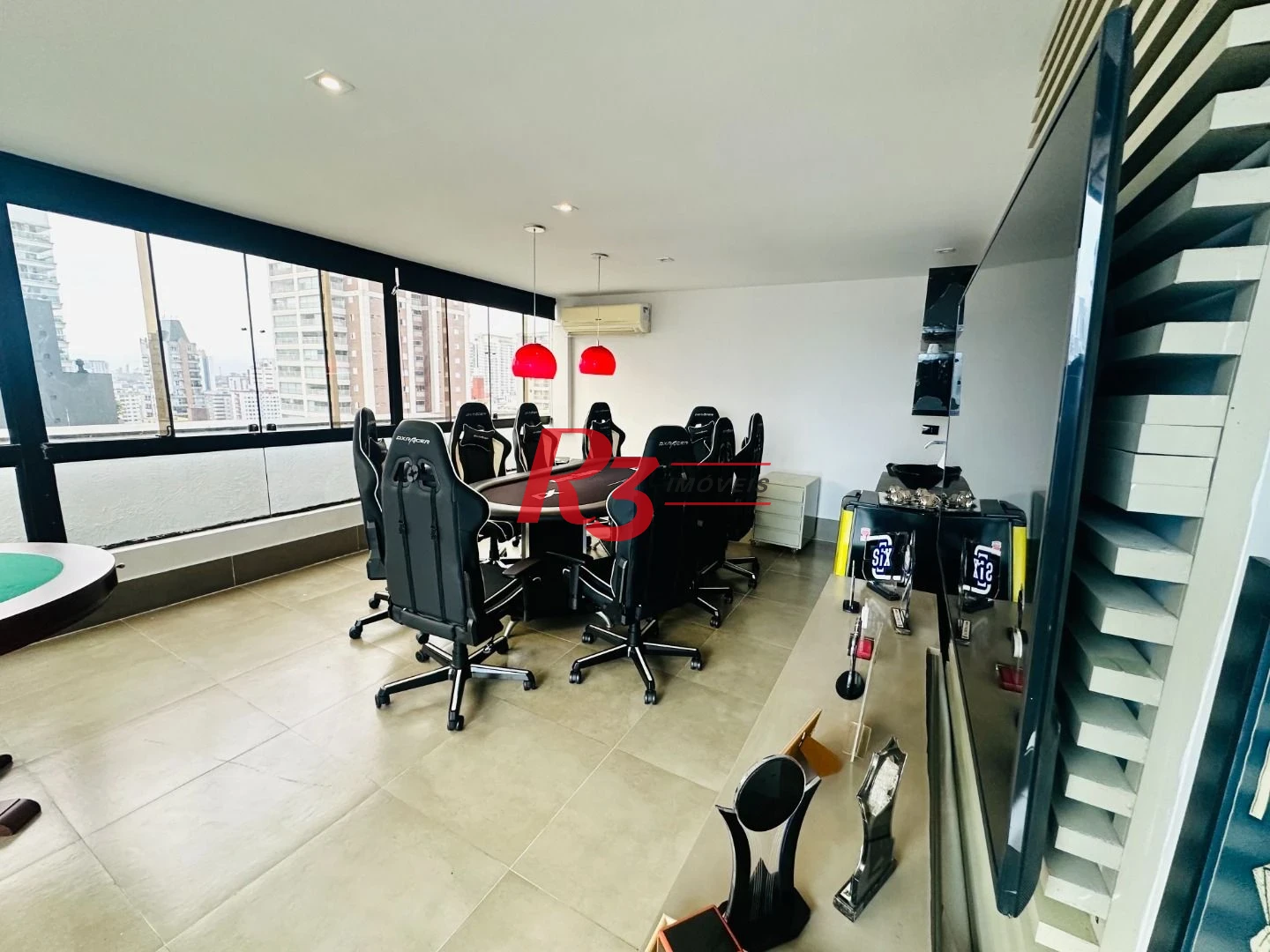 Cobertura com 4 suítes à venda na Vila Rica, 440 m² por R$ 8.000.000 - Santos/SP