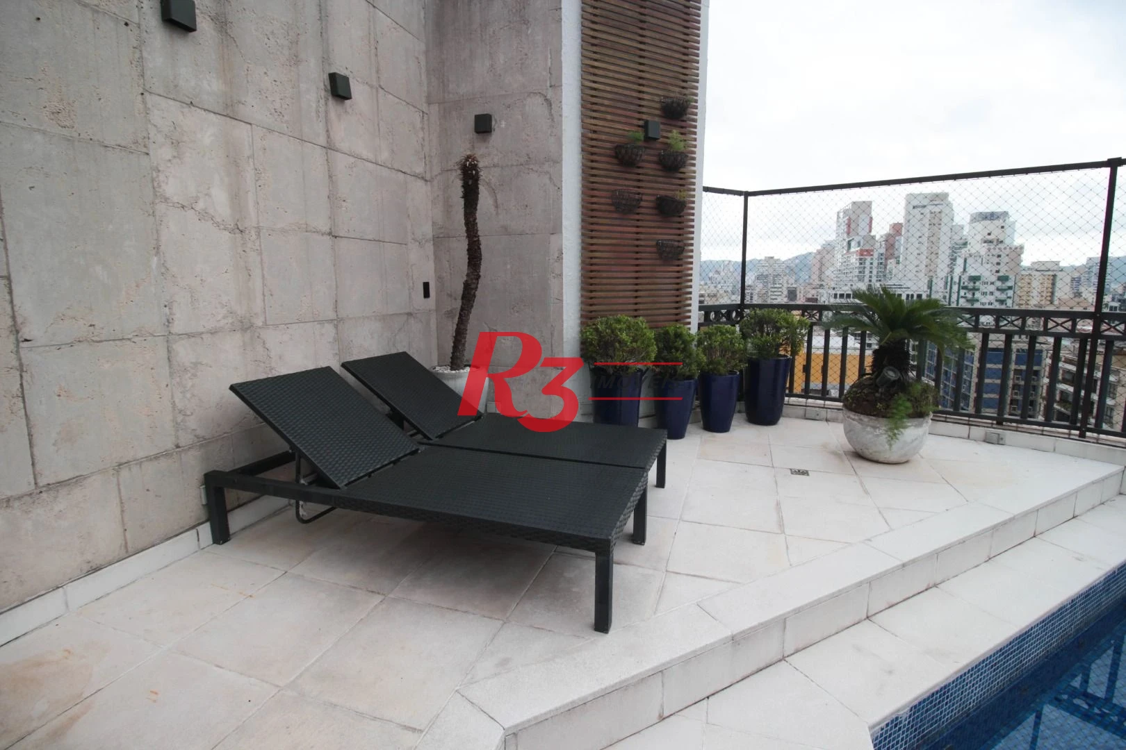 Cobertura com 4 suítes à venda na Vila Rica, 440 m² por R$ 8.000.000 - Santos/SP