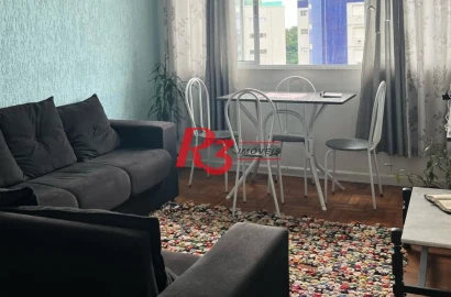 Apartamento com 1 dormitório à venda, 60 m² por R$ 310.000,00 - Pompéia - Santos/SP