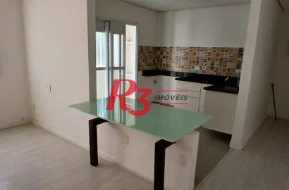 Apartamento com 2 dormitórios para alugar, 70 m² por R$ 4.294,00/mês - Embaré - Santos/SP