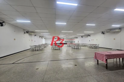 Salão para alugar, 750 m² por R$ 18.000,00/mês - Campo Grande - Santos/SP