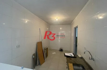 Apartamento com 2 dormitórios para alugar, 90 m² por R$ 2.600,00/mês - Encruzilhada - Santos/SP