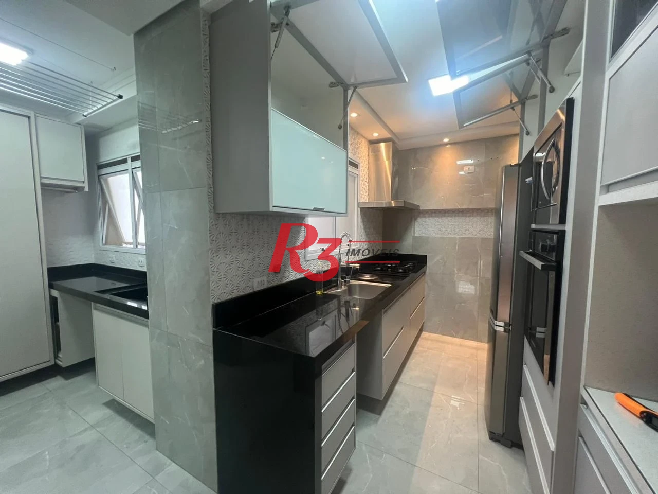 Apartamento com 3 dormitórios para alugar, 111 m² por R$ 9.500,00/mês - Ponta da Praia - Santos/SP