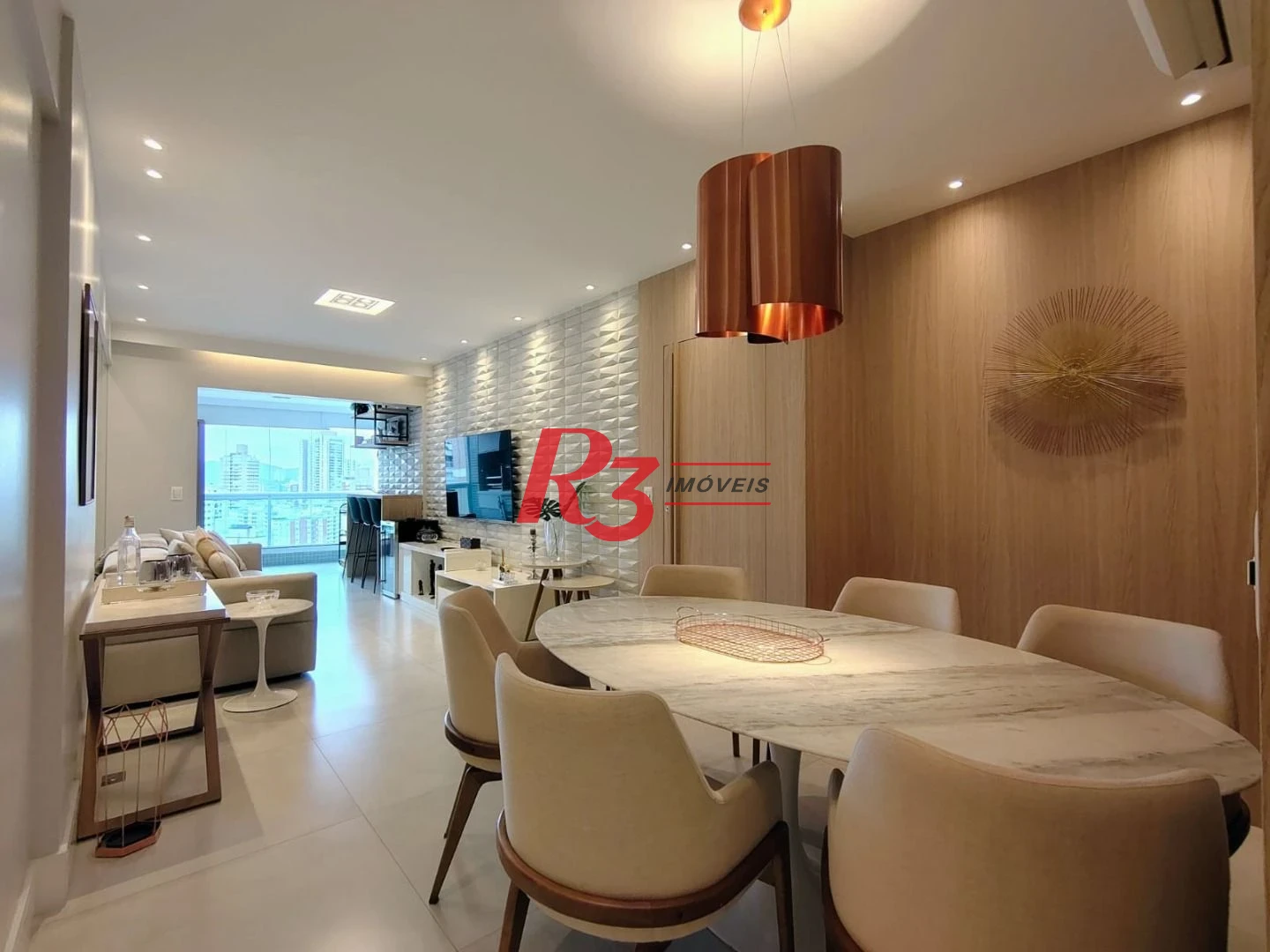 Apartamento com 3 dormitórios para alugar, 104 m² por R$ 14.500,00/mês - Gonzaga - Santos/SP