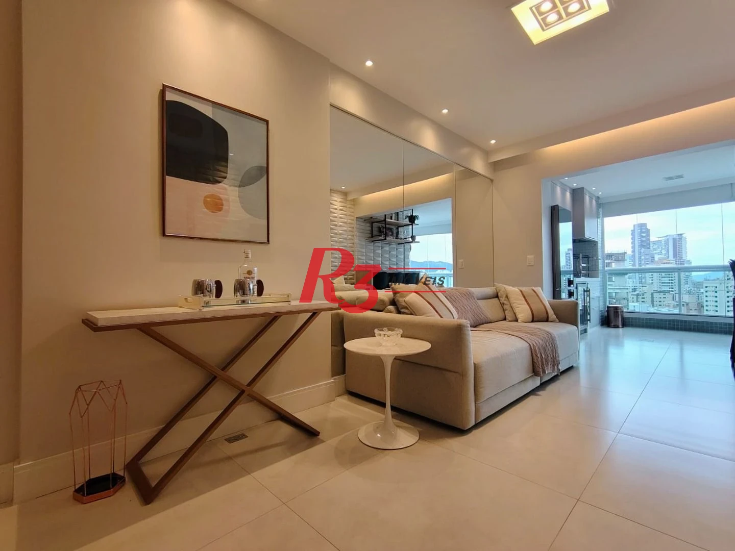 Apartamento com 3 dormitórios para alugar, 104 m² por R$ 14.500,00/mês - Gonzaga - Santos/SP