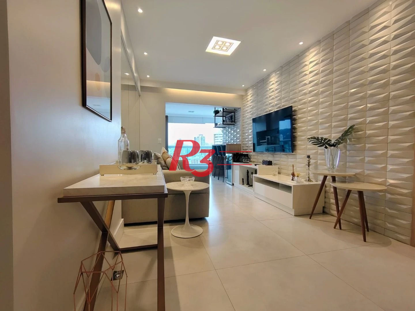 Apartamento com 3 dormitórios para alugar, 104 m² por R$ 14.500,00/mês - Gonzaga - Santos/SP