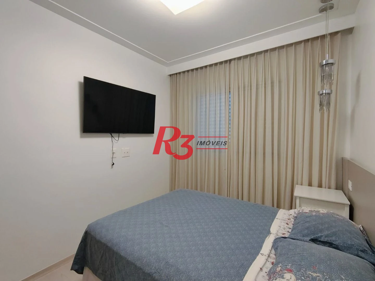 Apartamento com 3 dormitórios para alugar, 104 m² por R$ 14.500,00/mês - Gonzaga - Santos/SP