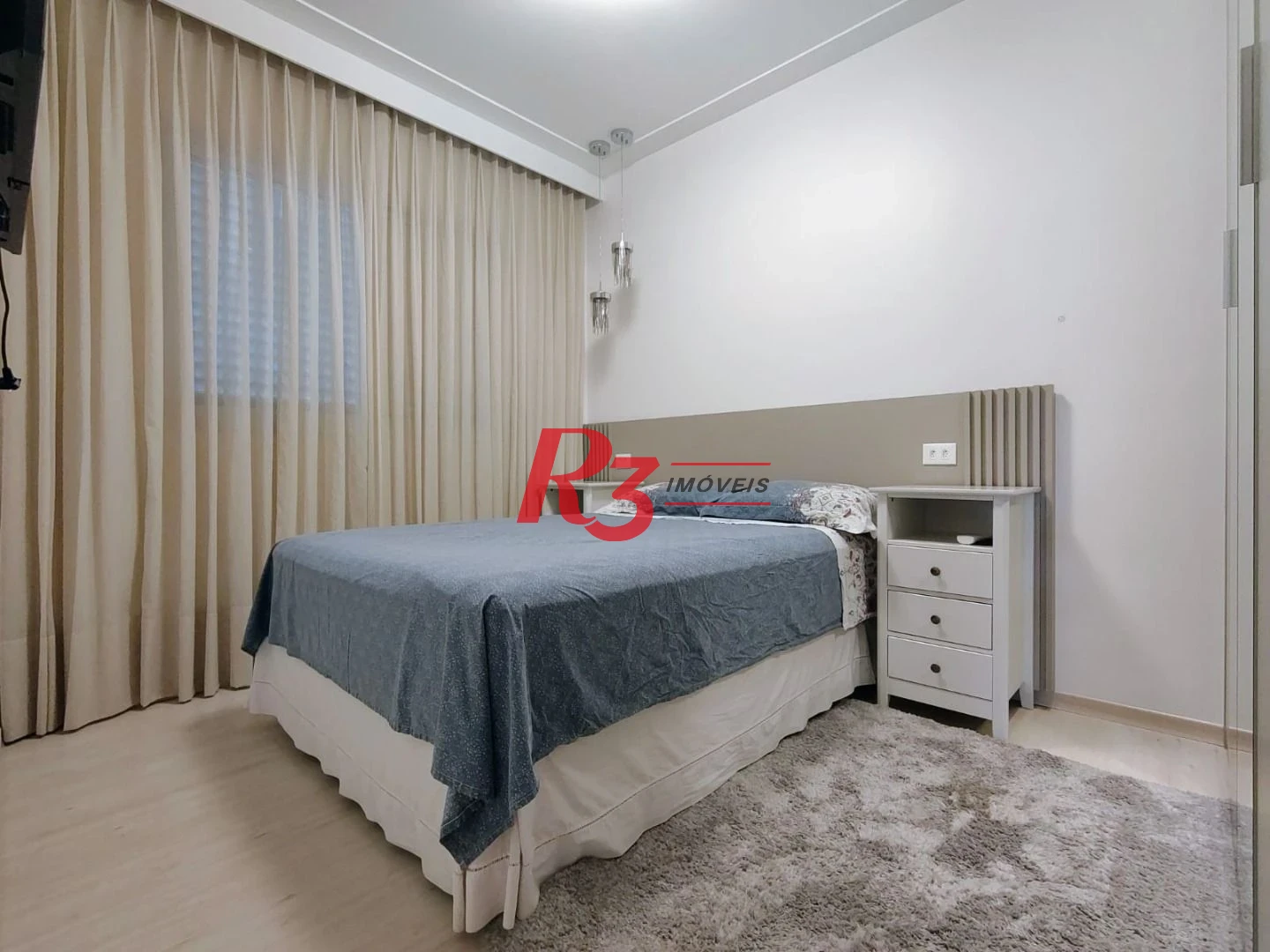 Apartamento com 3 dormitórios para alugar, 104 m² por R$ 14.500,00/mês - Gonzaga - Santos/SP
