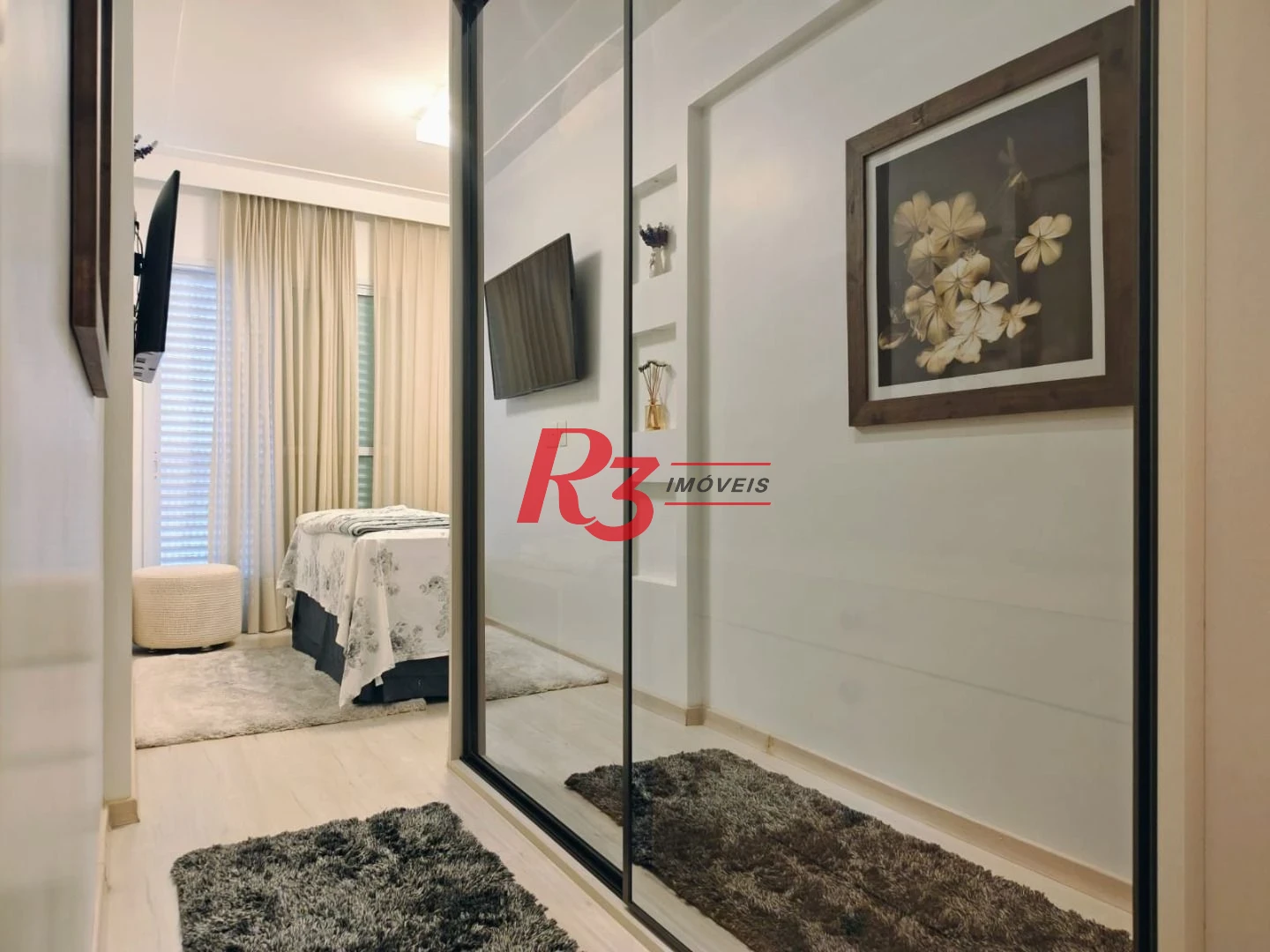 Apartamento com 3 dormitórios para alugar, 104 m² por R$ 14.500,00/mês - Gonzaga - Santos/SP