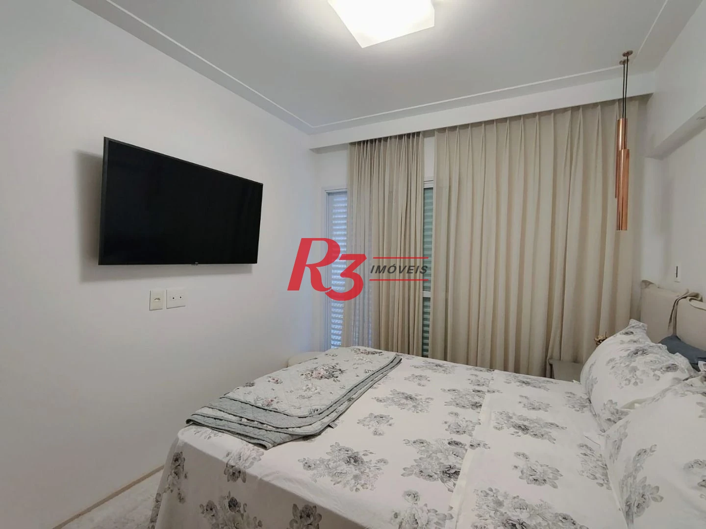 Apartamento com 3 dormitórios para alugar, 104 m² por R$ 14.500,00/mês - Gonzaga - Santos/SP