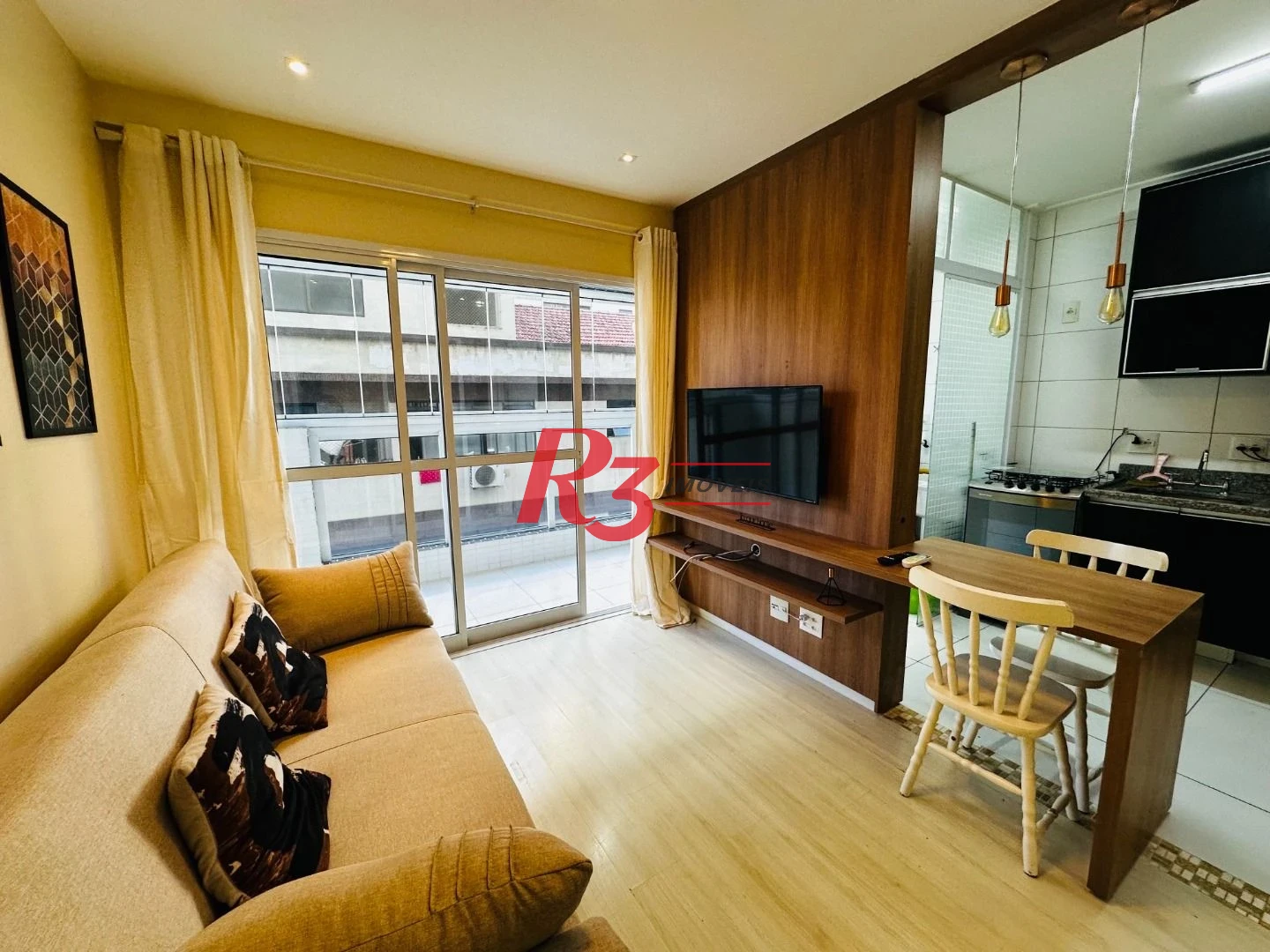 Apartamento com 1 dormitório, 44 m² - venda por R$ 650.000,00 ou aluguel por R$ 4.300,00/mês - Ponta da Praia - Santos/SP
