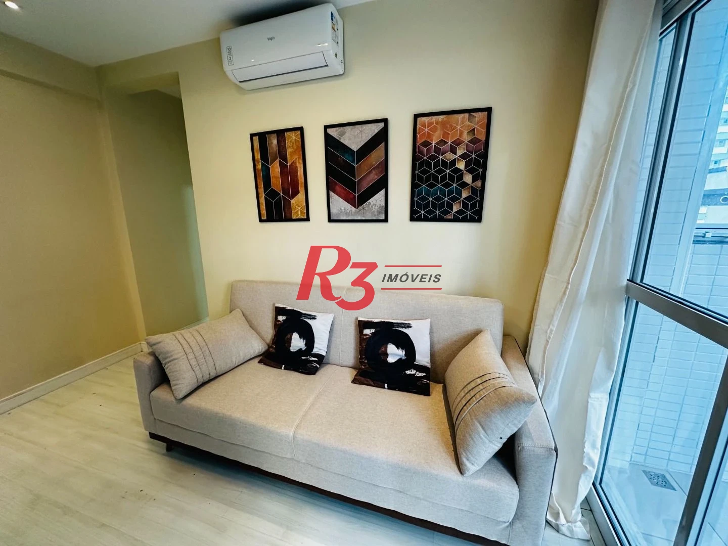 Apartamento com 1 dormitório, 44 m² - venda por R$ 650.000,00 ou aluguel por R$ 4.300,00/mês - Ponta da Praia - Santos/SP
